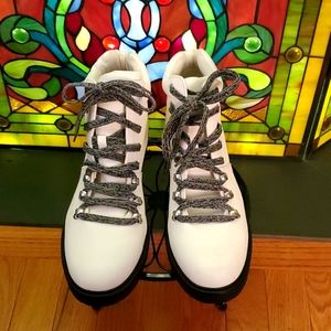 TARGET White Lace-up Ankle Boots, Size 11, NWOT or box